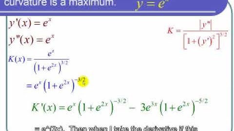 Finding the Point on a Curve with Maximum Curvature