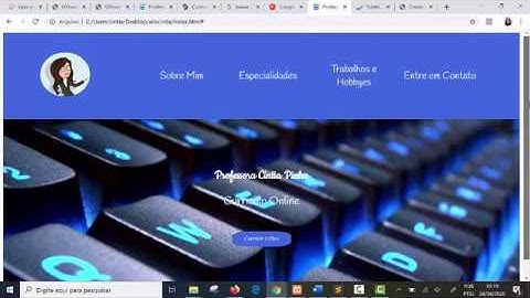 Criando um Site Responsivo apenas com HTML5 e CSS3. Criando o Header destaque  - Parte 7