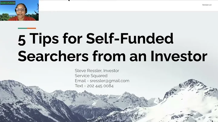 5 Tips for Self-Funded Searchers from an Investor