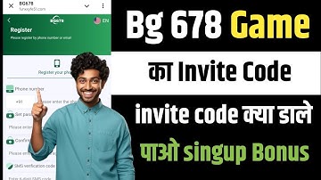 bg 678 invitation code | bg 678 invite code | bg 678 register kaise kare