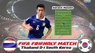 Sarach Yooyen(สารัช อยู่เย็น) Center Midfield | Friendly Match Thailand 0-1 South Korea