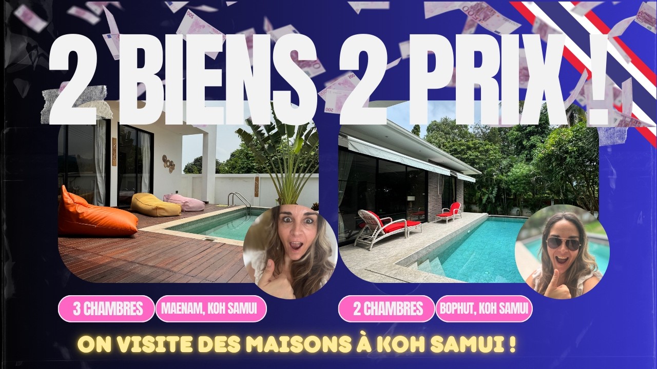 On visite des villas à #KohSamui ! (locations vacances ou à l’année)