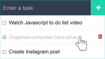 JavaScript To Do List App Tutorial