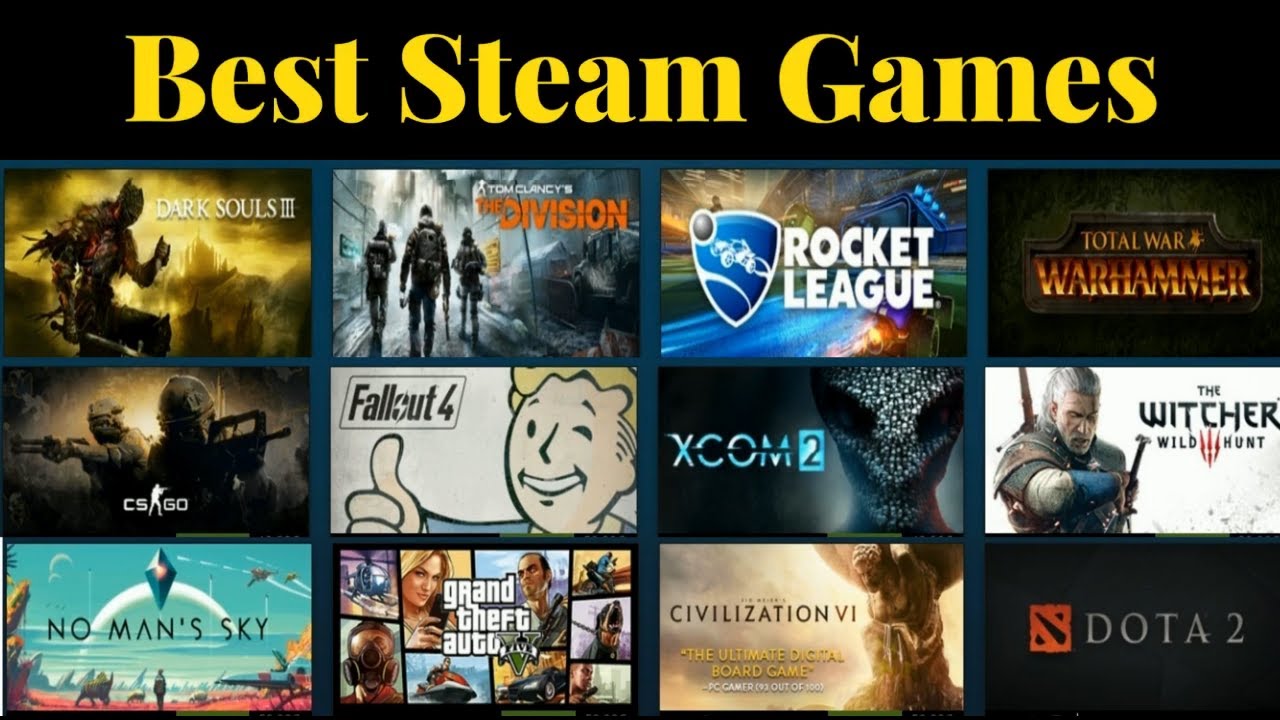 The Best Steam games 2012-2020 -