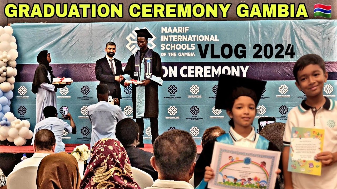 Graduation Ceremony in Gambia: KG3, Year 6 & Form 3 at Maarif International School Memorable Event