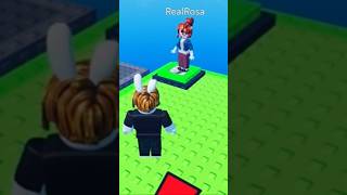 RealRosa trolling me and then this happened😳💀 #roblox #obby #troll #shorts