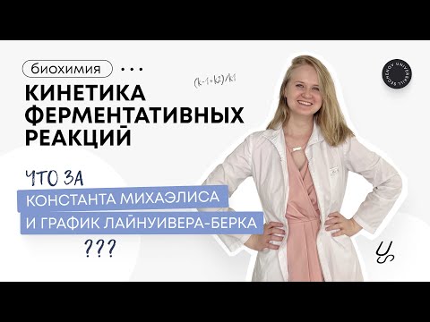 Биохимия | Кинетика ферментативных реакций: константа Михаэлиса и график Лайнуивера-Берка