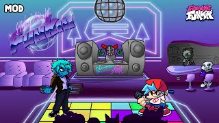 Disco Battle (Vs Thony) FULL WEEK hard. Friday Night Funkin. FNF mod showcase.