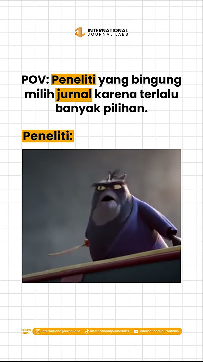 Tips Memilih Jurnal