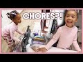 My 3 Year Old Does Chores?! | Kids Chore Routine