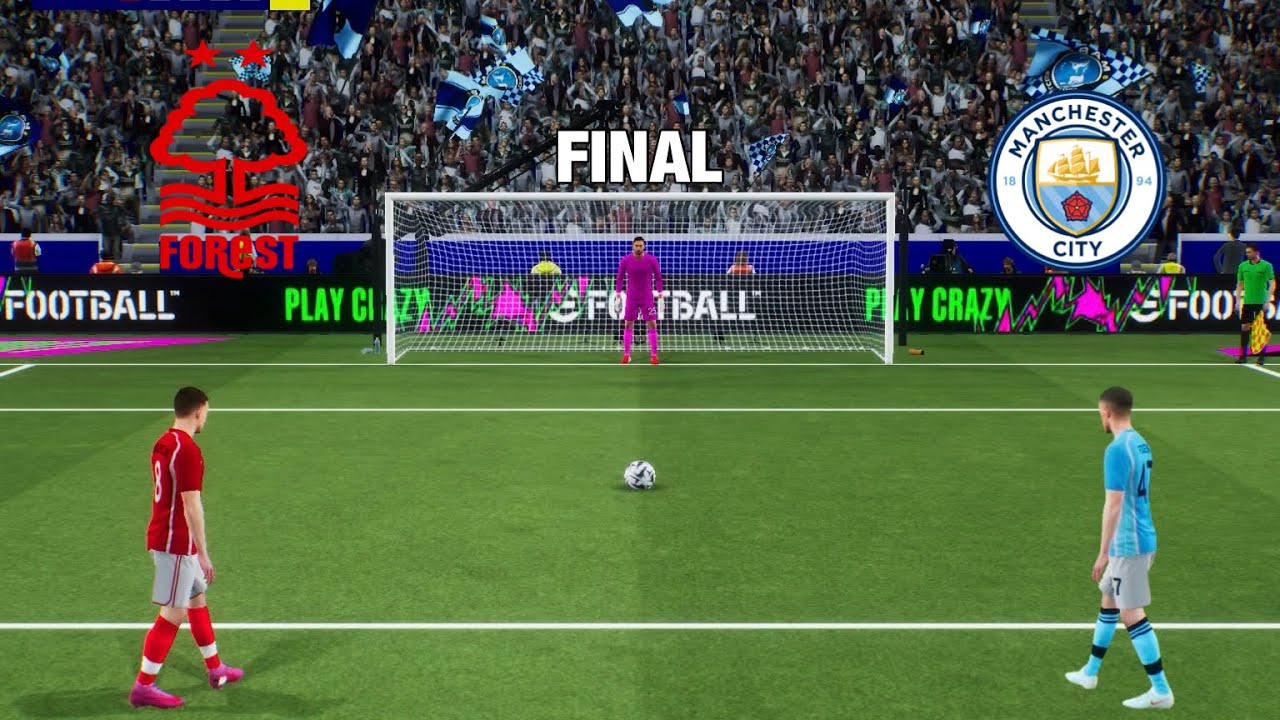 Серия пенальти «Манчестер Сити» против «Ноттингем Форест» | MNB vs NOT | Премьер-лига