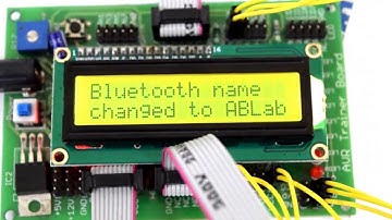 Renaming HC-05 Bluetooth Device Name with ATmega32 by ABLab Solutions