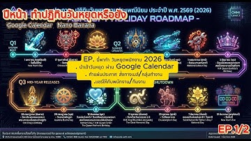 🎓 Step-by-Step: สร้าง Infographic ประกาศวันหยุดด้วย AI