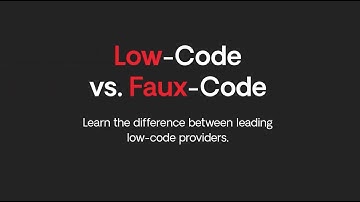 OutSystems low-code vs. The Other Guys: Say ‘no’ to faux code