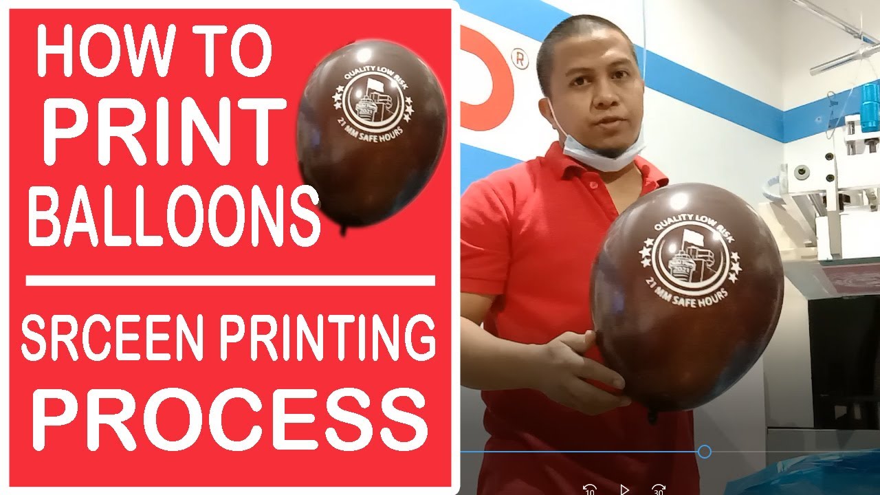 BALLOON  PRINTING TUTORIAL (TAGALOG)