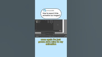 How to Export Animation as Images in Krita (Tutorial)