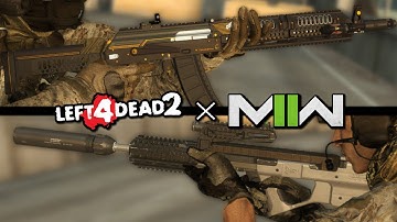MWII Animations in Left 4 Dead 2 (Weapon Mods Showcase)