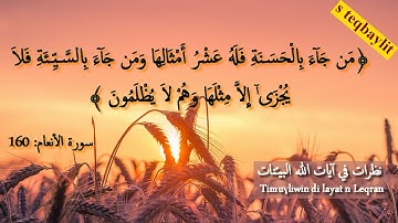 د.سعيد بويزري- نظرات في آيات الله البينات- سورة الأنعام الآية 160