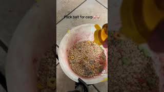 Pack bait recipe for Carp‼️ #carpfishing #packbait#fishing #shorts