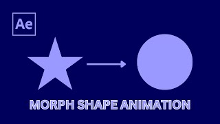 Shape Morph Tutorial in After Effects | Morphing Shapes
