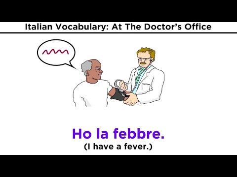 Italian Vocabulary: At the Doctor's Office - YouTube