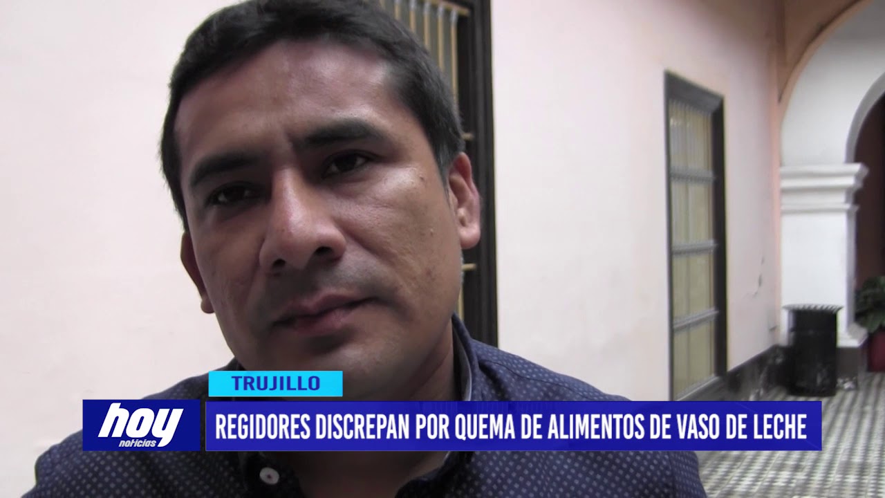 videos peruanos comicos Regidores discrepan por quema de alimentos de vaso de leche