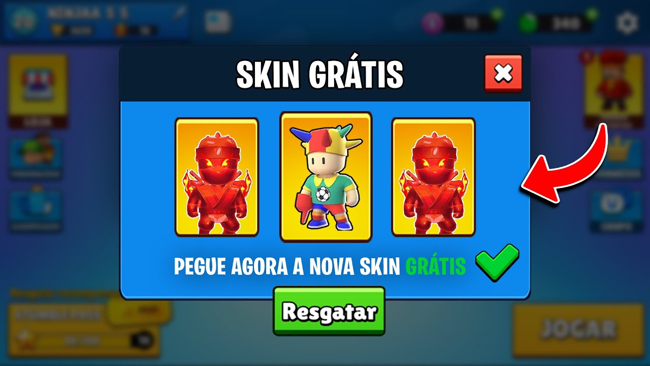 QUAL É A NOVA SKIN GRÁTIS DO STUMBLE GUYS? [VEJA AGORA] 