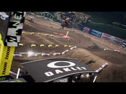 Monster Energy Supercross -Troféus de sem cair e sem usar rewind