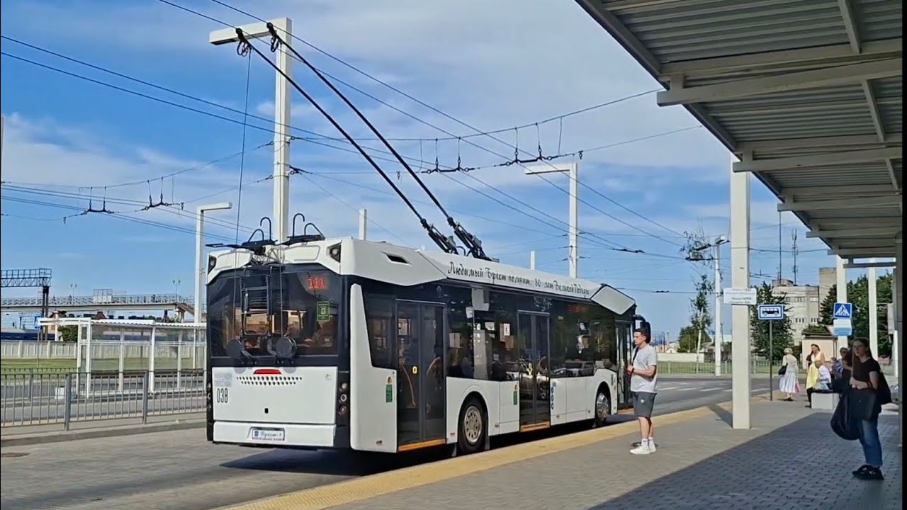🫠Маршрут №111!🫠 Поездка на троллейбусе МАЗ 303Т20. Маршрут №111 [038]