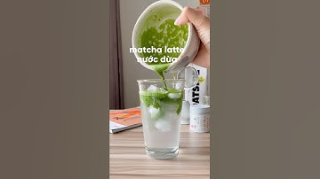matcha latte nước dừa