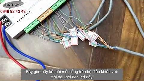 HƯỚNG DẪN LẮP VÀ CÀI ĐẶT BỘ CẢM BIẾN BƯỚC CHÂN CHO CẦU THANG