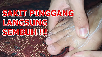 KENAPA BARU TAU SEKARANG !! CARA PIJAT SAKIT PINGGANG SENDIRI LANGSUNG SEMBUH