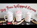 DIY Rae Dunn Mug Fake Whipped Cream Topper