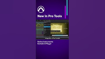 NEW IN PRO TOOLS: Native Instruments Kontakt 8 Player