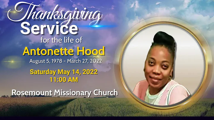 Thanksgiving Service for the life of Antonette Hood