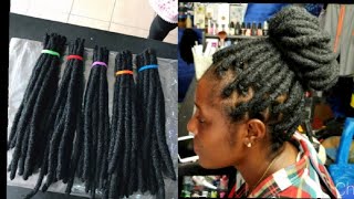 DIY HOW TO INSTALL HANDMADE DREADLOCK/ Crochet Locs stepby step tutorial handmadelocs @chrishairpire