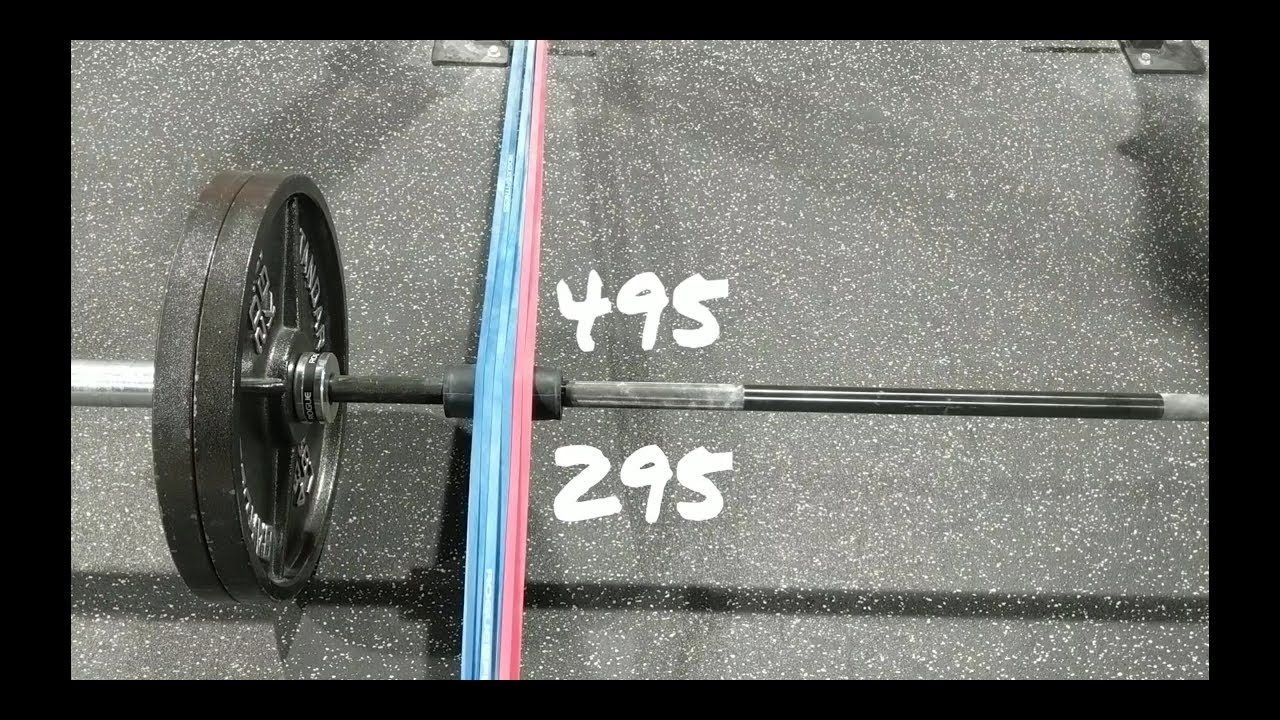 Banded Dl Squat 270x5*3 then AMRAP / Beltless banded DL - YouTube