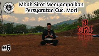 Mbah Sirot Menyampaikan Persyaratan Cuci Mori | Sanggar Setia Hati Mbah Sirot