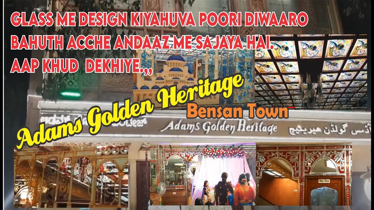 Adams Golden Heritage in Benson Town, bangalore YouTube