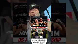 JAKE PAUL RESPONDS TO UFC WHITE HOUSE CARD USA VIEWERSHIP 🇺🇸
