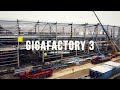 (June  04) Gigafactory 3 has more building materials on site, and internal works are about to start.