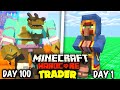 I Survived 100 Days As a WANDERING TRADER In Minecraft Hardcore