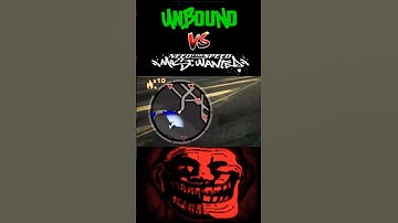 nfs mostwanted vs nfs unbound heat level || #nfsmostwanted #shorts