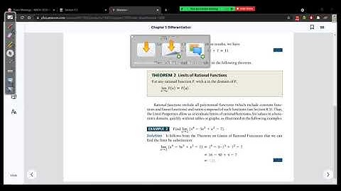 Applied Calculus 1.2: Algebraic Limits and Continuity