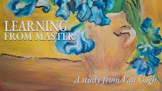 MASTER COPY OF VAN GOGH'S STILL LIFE IN OIL PASTEL | Relaxing art process video 🎨