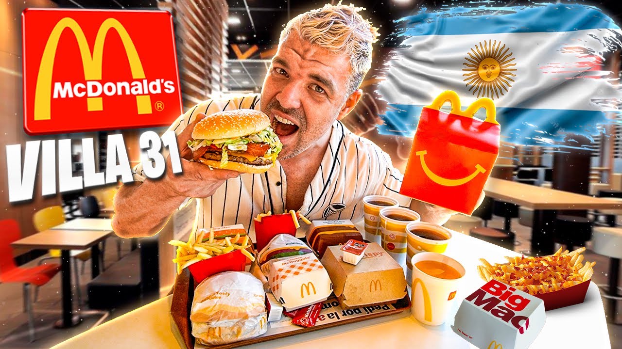 ASÍ ES UN MCDONALDS en ARGENTINA 🍔 *EN LA PELIGROSA VILLA 31 de BUENOS AIRES*🇦🇷