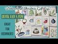 Quick & Easy Watercolored Holiday Gift Tags!