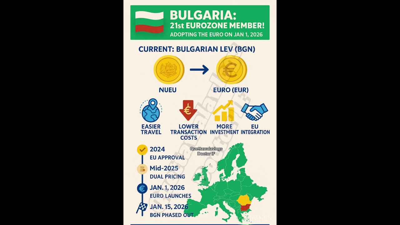 Breaking news Bulgaria to Adopt Euro in 2026 