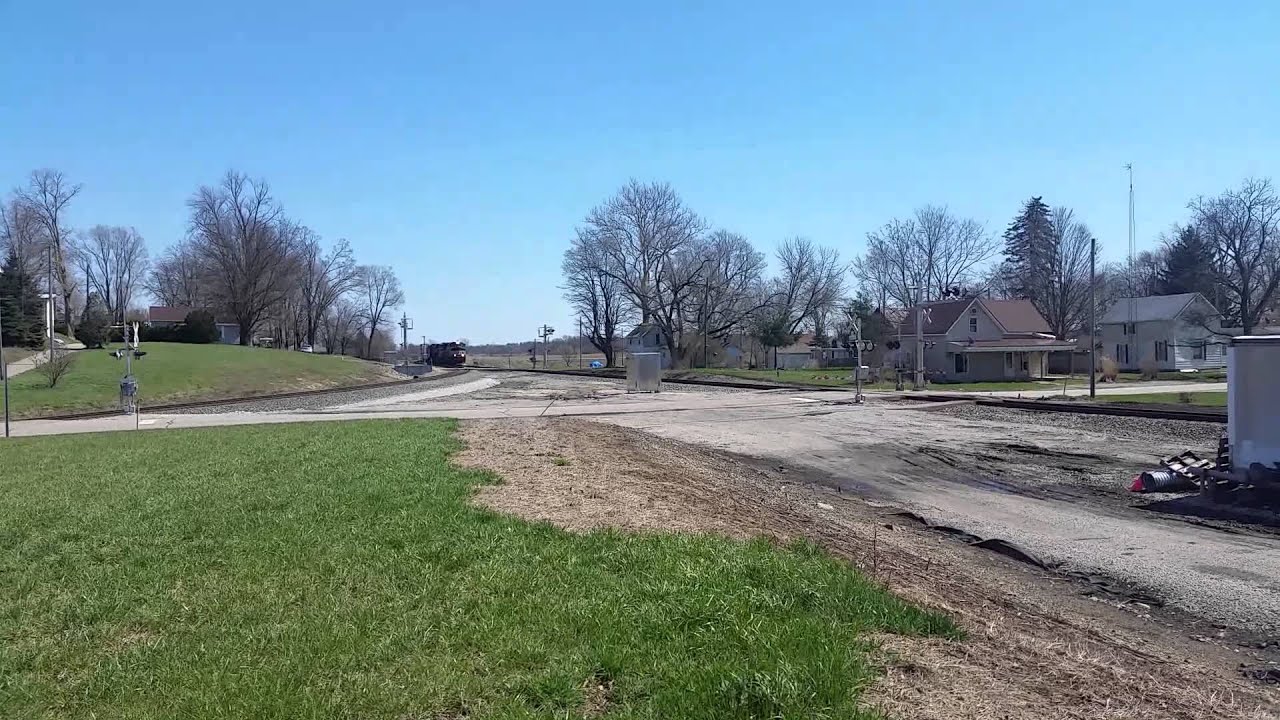 Westbound stack train at Claypool Indiana YouTube