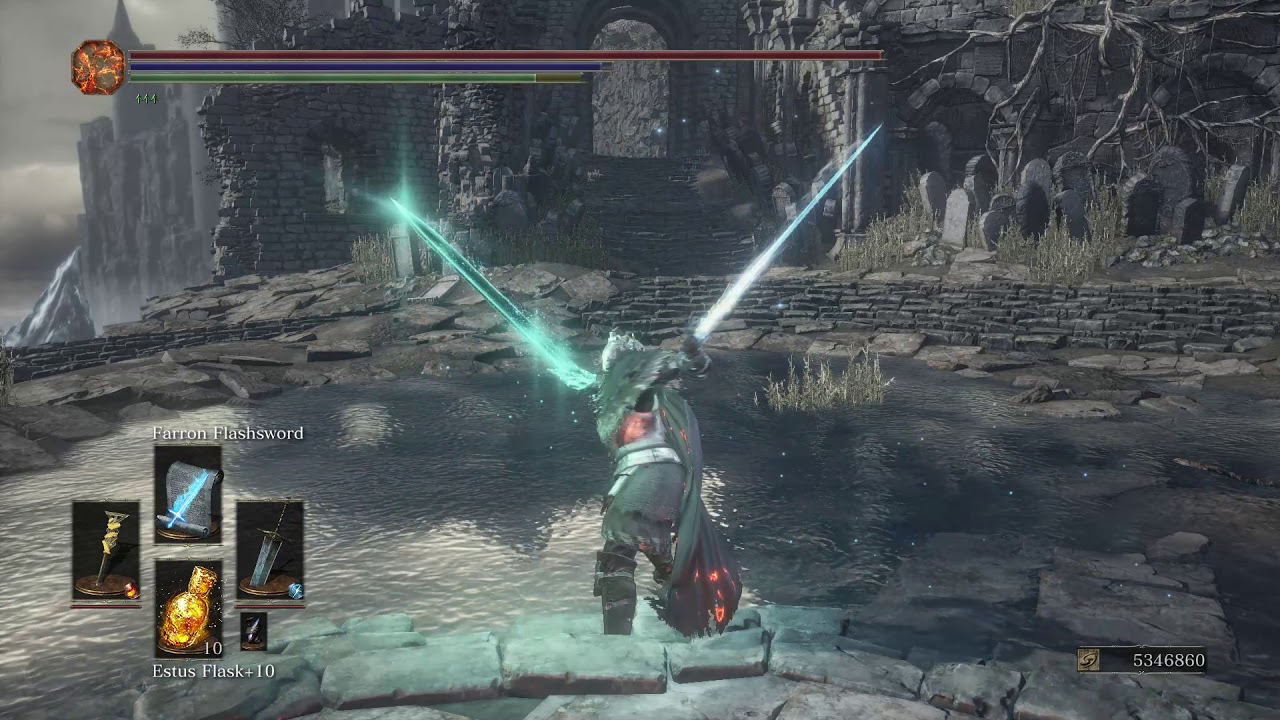 Dark Souls 3 Cinders Mod Sorcery Showcase - Farron Flashsword